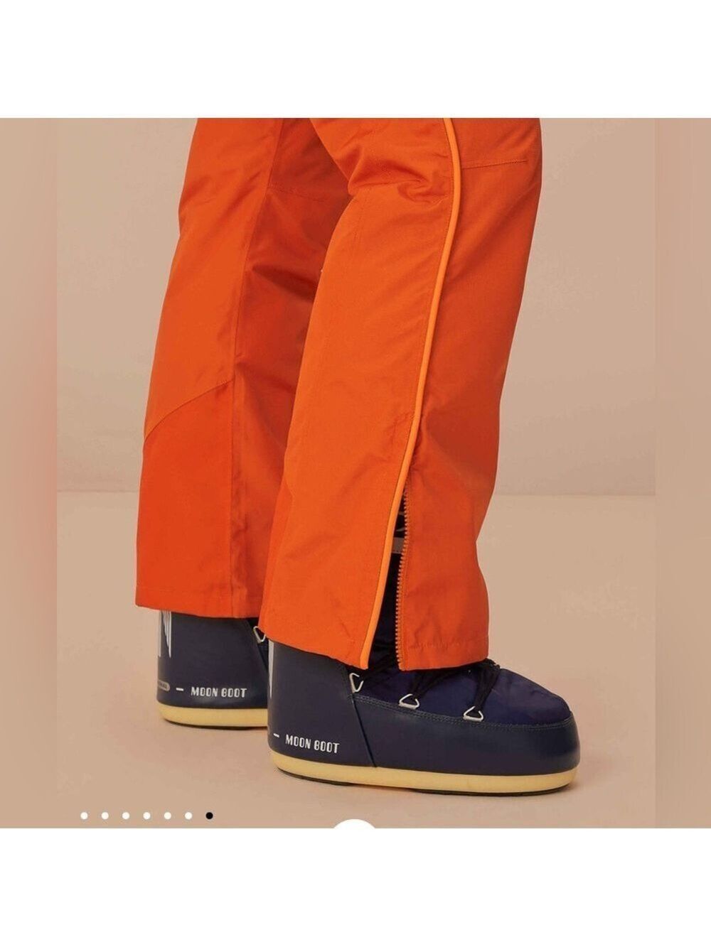 Farm Rio Orange Ski Pants - Picture 10 of 11